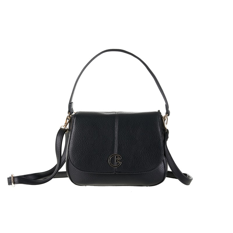 Pierre Cardin Γυναικεια τσαντα ωμου χιαστι μαυρη GN51-67252-black - KalliopiSilver
