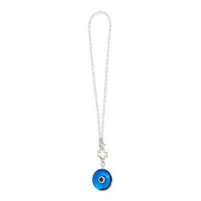BD JEWELERY Γούρι Φυλαχτο Αυτοκινήτου ασημένιο 925 με γαλαζιο Μάτι Murano GT-2009 - KalliopiSilver