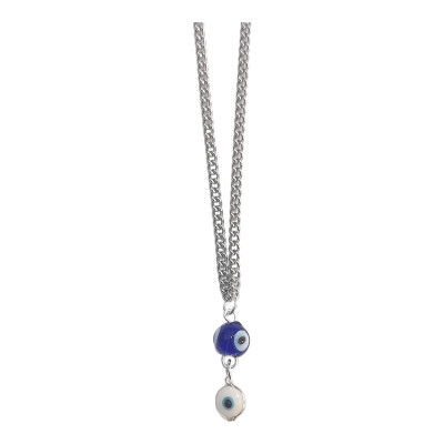 BD JEWELERY Γούρι Φυλαχτο Αυτοκινήτου ατσαλινο με δυο ματια λευκο και μπλε GT-2026 BD JEWELERY Γούρι Φυλαχτο Αυτοκινήτου ατσαλινο με δυο ματια λευκο και μπλε GT-2026