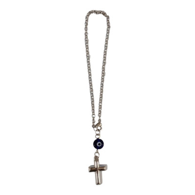 BD JEWELERY Γούρι Φυλαχτο Αυτοκινήτου ατσαλι με σταυρο GT-2074 - KalliopiSilver BD JEWELERY Γούρι Φυλαχτο Αυτοκινήτου ατσαλι με σταυρο GT-2074 - KalliopiSilver