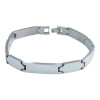 Βραχιόλι ONE Βραχιόλι Stainless Steel χειροπεδα σε ασημι χρωμα HBS740487