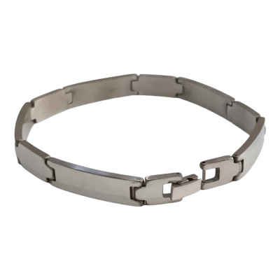 Βραχιόλι ONE Βραχιόλι Stainless Steel χειροπεδα σε ασημι χρωμα HBS740487 - KalliopiSilver