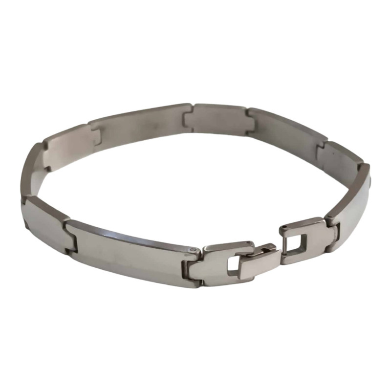 Βραχιόλι ONE Βραχιόλι Stainless Steel χειροπεδα σε ασημι χρωμα HBS740487 - KalliopiSilver