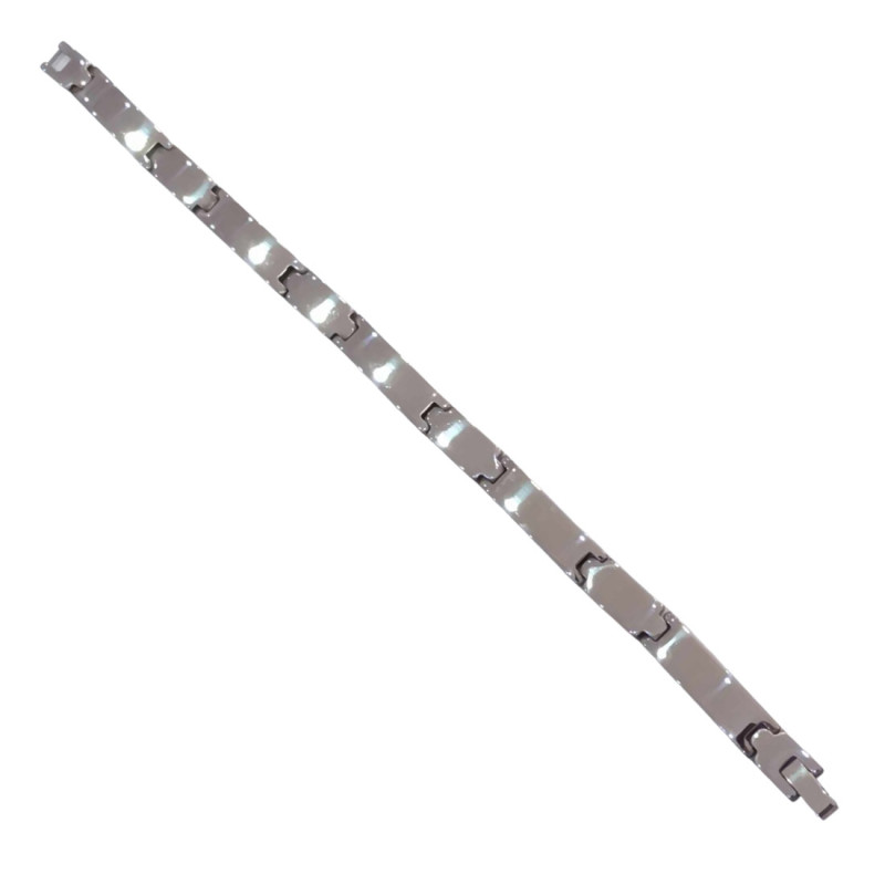 Βραχιόλι ONE Βραχιόλι Stainless Steel χειροπεδα σε ασημι χρωμα HBS740487 - KalliopiSilver