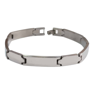 Βραχιόλι ONE Βραχιόλι Stainless Steel χειροπεδα σε ασημι χρωμα HBS740487 - KalliopiSilver