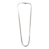 Κολιε Ατσάλινη αλυσίδα ONE Stainless Steel ασημι 4mm μηκος 45cm