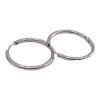 Σκουλαρικια ONE ασημι Λεπτός κρίκος 1.8mm Surgical Steel 316L HEA-H00133-18
