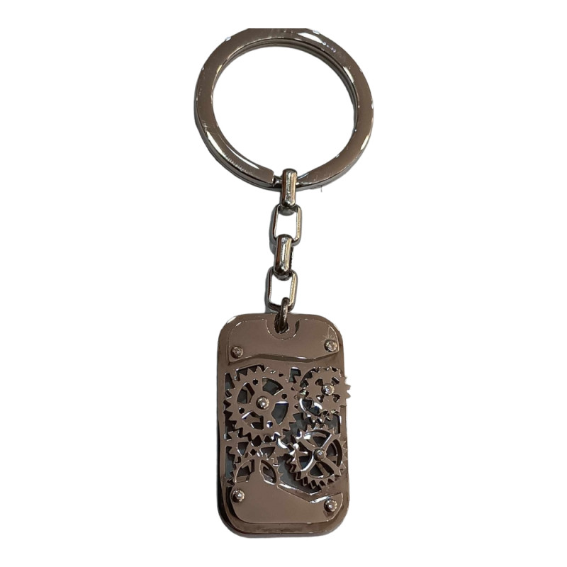 BD JEWELERY Μπρελοκ από ατσαλι γραναζια 10χ3,5cm HKL9032 - KalliopiSilver