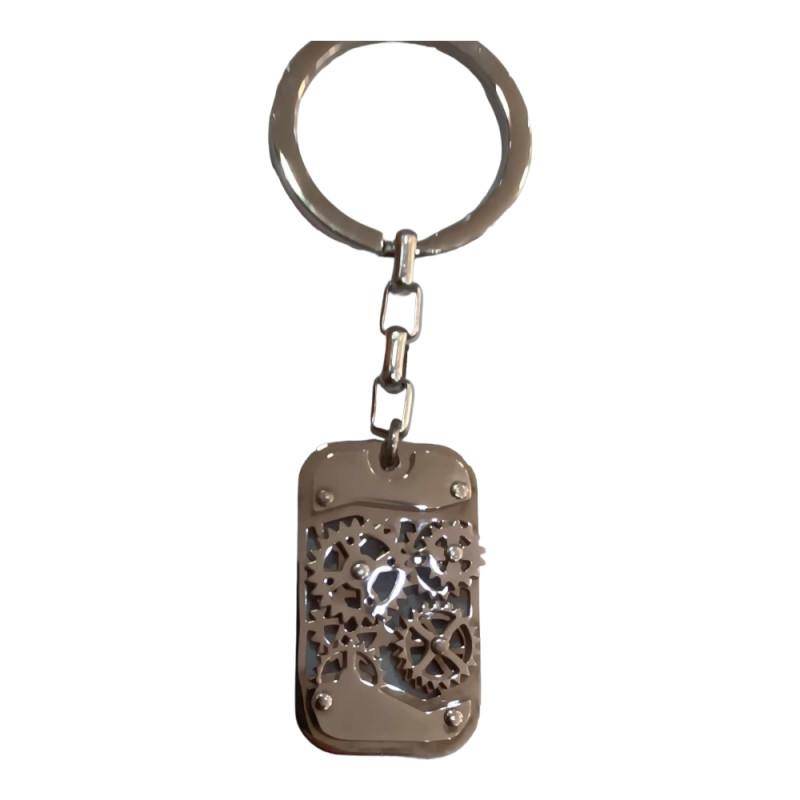 BD JEWELERY Μπρελοκ από ατσαλι γραναζια 10χ3,5cm HKL9032 - KalliopiSilver