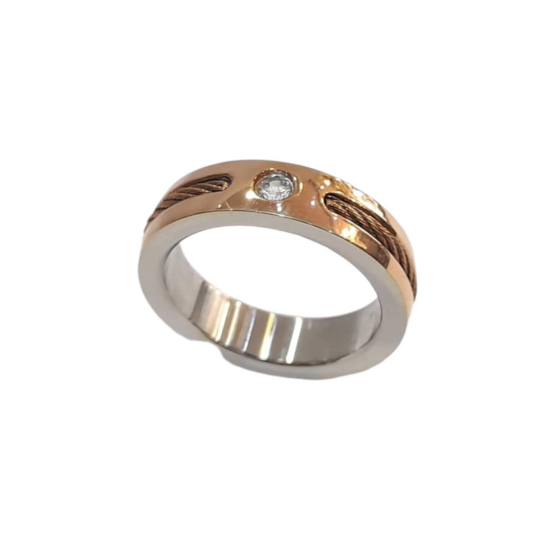 BD JEWELERY Δαχτυλιδι από ανοξειδωτο ατσαλι HR-6299 - KalliopiSilver