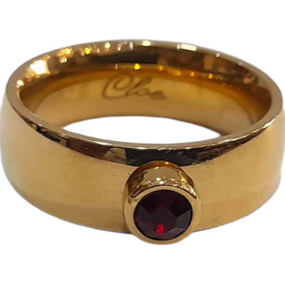 BD JEWELERY Δαχτυλιδι από ανοξειδωτο ατσαλι χρωμα χρυσο HRK-2009
