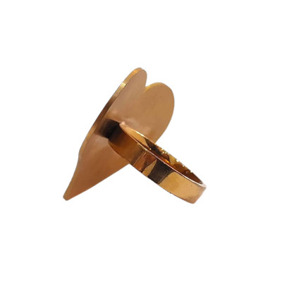 BD JEWELERY Δαχτυλιδι από ανοξειδωτο ατσαλι rose gold καρδια HRK-2022