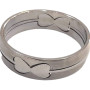 BD JEWELERY Δαχτυλιδι από ανοξειδωτο ατσαλι  HRK-2040
