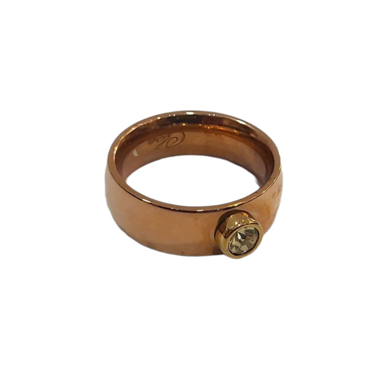 BD JEWELERY Δαχτυλιδι από ανοξειδωτο ατσαλι rose gold HRK-2047 - KalliopiSilver