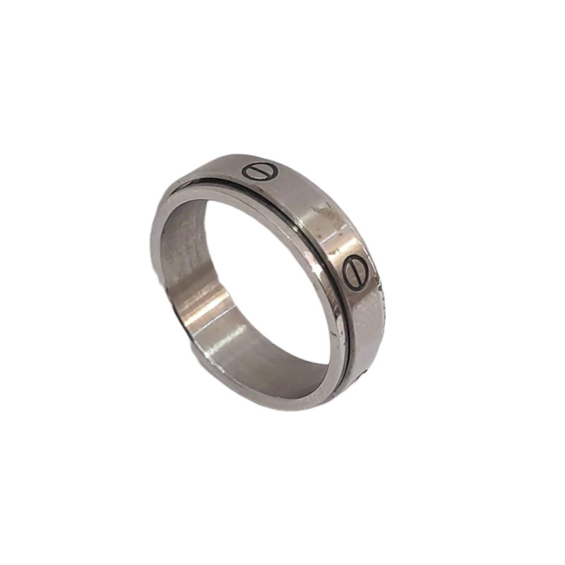 BD JEWELERY Δαχτυλιδι από ανοξειδωτο ατσαλι  HRK-2049 - KalliopiSilver