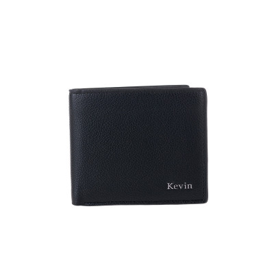 Ανδρικό Δερμάτινο Πορτοφόλι Kevin Jeans Μαύρο  KJ-WX32-8806-black