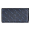 Pierre Cardin Γυναικεια πορτοφολι με logo print σε μπλε χρωμα LADY21-114-blue