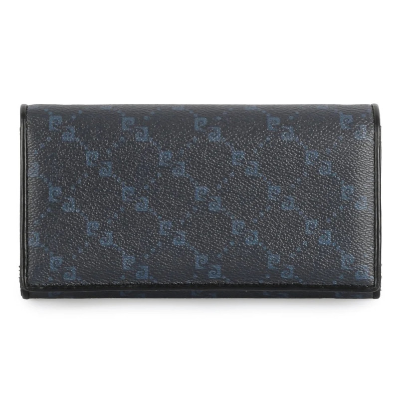 Pierre Cardin Γυναικειο πορτοφολι με logo print σε μπλε χρωμα LADY21-1695-BLUE - KalliopiSilver