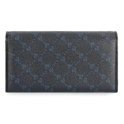 Pierre Cardin Γυναικειο πορτοφολι με logo print σε μπλε χρωμα LADY21-1695-BLUE - KalliopiSilver