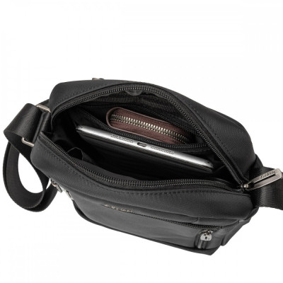 Lavor Ανδρική Τσάντα Ώμου / Χιαστί Μαύρη LAVOR-1-716-BLACK - KalliopiSilver