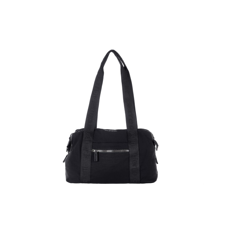 Τσάντα Ώμου Pierre Cardin Μαύρη Nylon με Ιμάντα Ώμου LONG27-2614-black