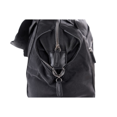 Τσάντα Ώμου Pierre Cardin Μαύρη Nylon με Ιμάντα Ώμου LONG27-2614-black