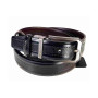 Lavor 1-138 Ανδρική Ζώνη Δερμάτινη Διπλής Όψης Black/Brown