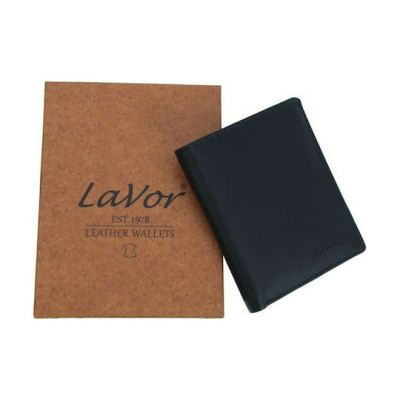 Ανδρικο Δερμάτινο Πορτοφόλι Lavor 1-3303 Black