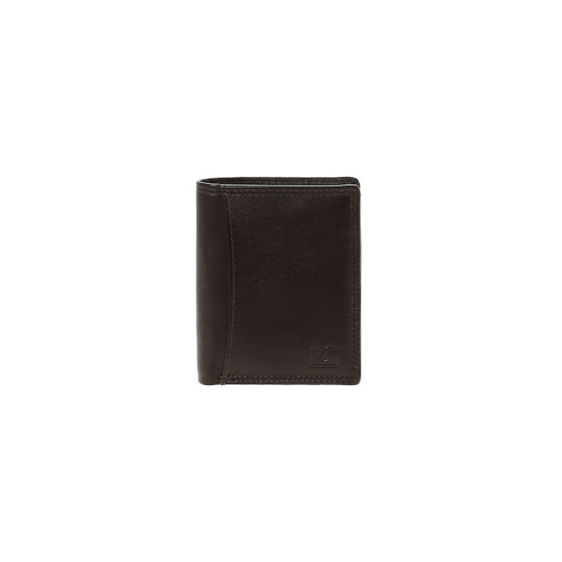 Lavor 1-3770 Δερμάτινο Ανδρικό Πορτοφόλι ΚΑΦΕ με RFID μικρό μέγεθος brown - KalliopiSilver