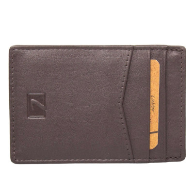 Lavor Δερμάτινη καρτοθηκη με RFID ΚΑΦΕ Lavor 1-3772-BROWN - KalliopiSilver