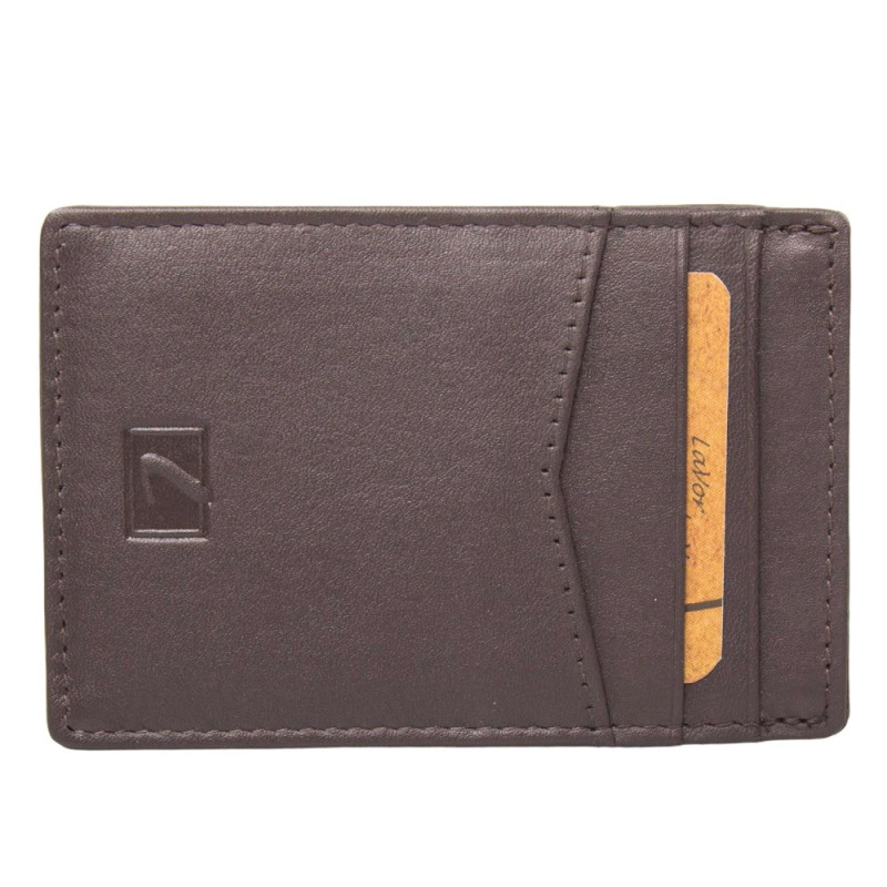 Lavor Δερμάτινη καρτοθηκη με RFID ΚΑΦΕ Lavor 1-3772-BROWN - KalliopiSilver