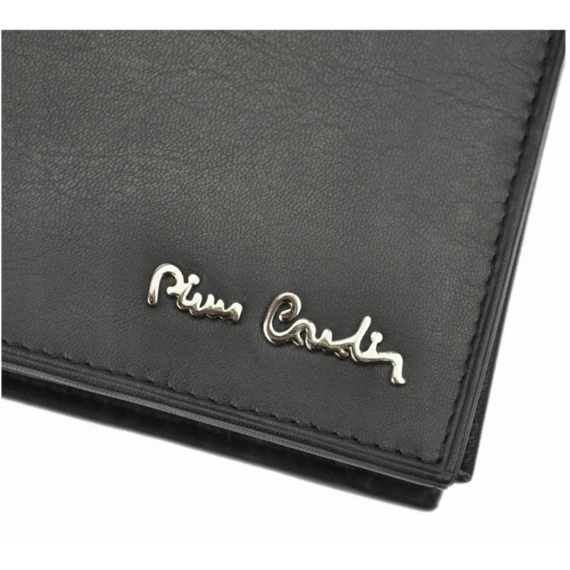 Δερμάτινο Σετ Δώρου Ζώνη-Πορτοφόλι Pierre-Cardin-04GG10 ΜΑΥΡΟ - KalliopiSilver