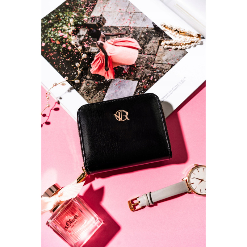 Γυναικειο δερματινο πορτοφολι ROVICKY μικρο μαυρο R-PRK-02-F7 - KalliopiSilver
