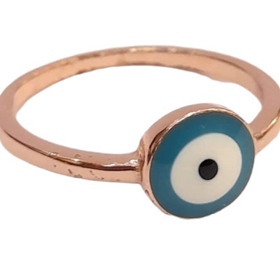 Γυναικειο ασημενιο δαχτυλιδι ONE rose gold με σχεδιο στοχο RN-R6445