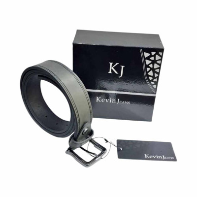 Ανδρική Δερμάτινη Ζώνη Kevin Jeans Μαύρη με Διπλό Κέντημα & Συσκευασία Δώρου ROB05-YY706-black Ανδρική Δερμάτινη Ζώνη Kevin Jeans Μαύρη με Διπλό Κέντημα & Συσκευασία Δώρου ROB05-YY706-black