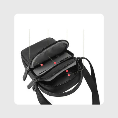 TIGERNU Τσαντάκι ώμου/χιαστί 8810 Black