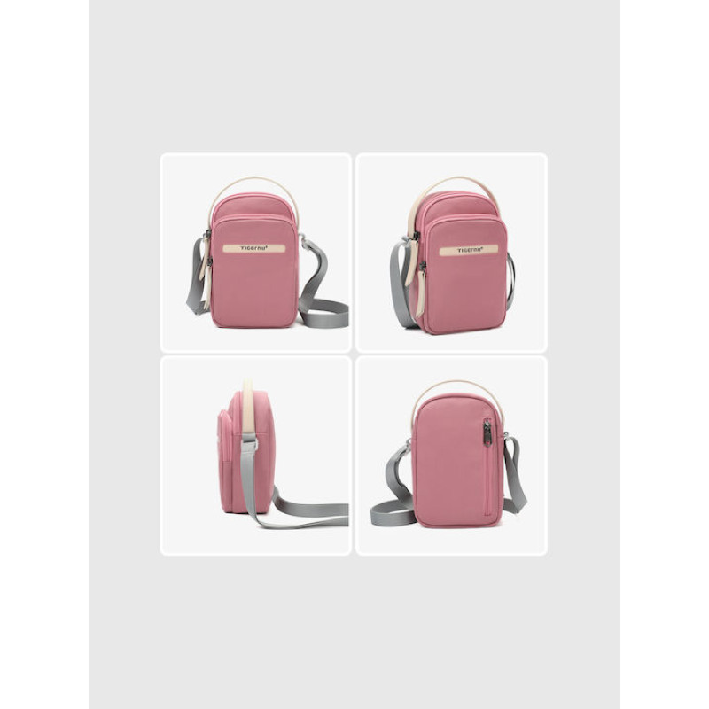 TIGERNU Tigernu Γυναικεία Τσάντα Χιαστί ροζ T8810-pink - KalliopiSilver
