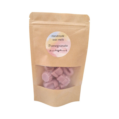 Χειροποίητα Wax Melts σογιας ελαιοκραμβης 9 Τεμαχίων 55-60gr αρωμα Ροδι Pomegranate WX-7013