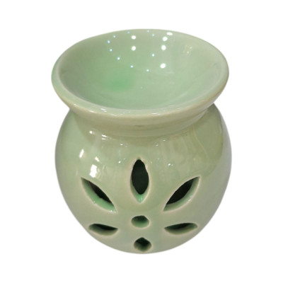 Αρωματιστής χρωμα πρασινο Oil & Wax Burner 8χ8χ6cm WX-8222-green