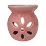 Αρωματιστής χρωμα Ροζ Oil & Wax Burner 8χ8χ6cm WX-8222-pink