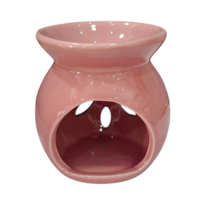 Αρωματιστής χρωμα Ροζ Oil & Wax Burner 8χ8χ6cm WX-8222-pink - KalliopiSilver