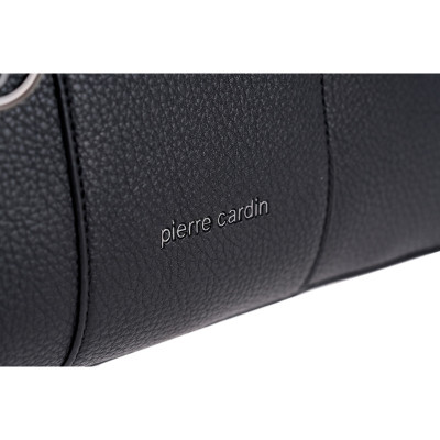 Τσάντα Χειρός Pierre Cardin Μαύρη Eco Leather με Διπλά Χερούλια & Ιμάντα Ώμου WX24-25025-black Τσάντα Χειρός Pierre Cardin Μαύρη Eco Leather με Διπλά Χερούλια & Ιμάντα Ώμου WX24-25025-black