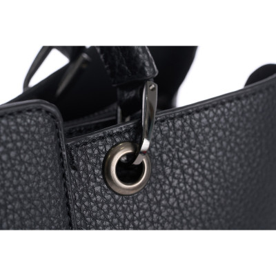 Τσάντα Χειρός Pierre Cardin Μαύρη Eco Leather με Διπλά Χερούλια & Ιμάντα Ώμου WX24-25025-black Τσάντα Χειρός Pierre Cardin Μαύρη Eco Leather με Διπλά Χερούλια & Ιμάντα Ώμου WX24-25025-black