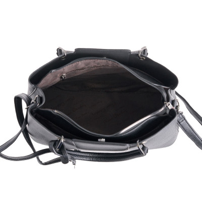 Τσάντα Χειρός Pierre Cardin Μαύρη Eco Leather με Διπλά Χερούλια & Ιμάντα Ώμου WX24-25025-black Τσάντα Χειρός Pierre Cardin Μαύρη Eco Leather με Διπλά Χερούλια & Ιμάντα Ώμου WX24-25025-black