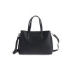 Τσάντα Χειρός Pierre Cardin Μαύρη από Eco Leather με Ιμάντα Ώμου WX24-2518-black