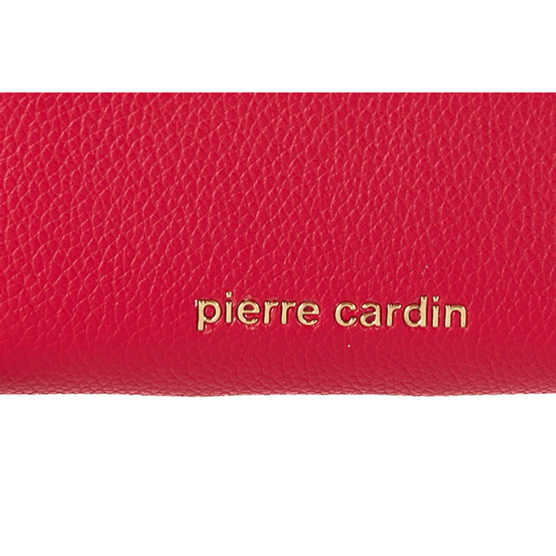 Μικρό Γυναικείο Πορτοφόλι Pierre Cardin Κοκκινο από Eco Leather με Φερμουάρ WX41-135-RED Μικρό Γυναικείο Πορτοφόλι Pierre Cardin Κοκκινο από Eco Leather με Φερμουάρ WX41-135-RED
