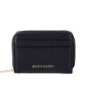 Μικρό Γυναικείο Πορτοφόλι Pierre Cardin Μαύρο από Eco Leather με Φερμουάρ WX41-135-black