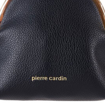 Γυναικείο Πορτοφολάκι Κερμάτων Μαυρο Pierre Cardin με Κλιπ WX44-1612-black
