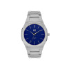 Ανδρικό ρολόι VISETTI San Remo Silver Stainless Steel Bracelet μπλε καντραν ZE-SW698SC
