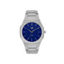 Ανδρικό ρολόι VISETTI San Remo Silver Stainless Steel Bracelet μπλε καντραν ZE-SW698SC
